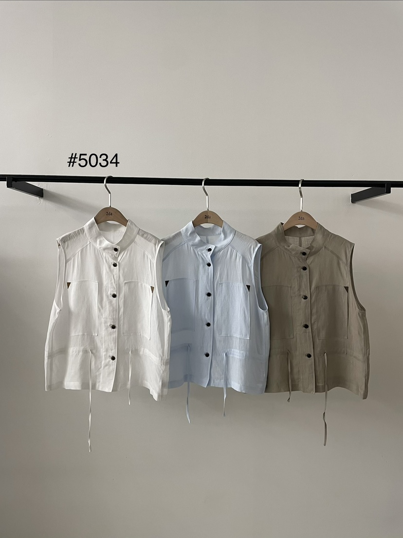 2DA/DARIMI-P韓國直郵女士新品職業26夏季26春夏推薦馬甲2DA/DARIMI-P馬甲