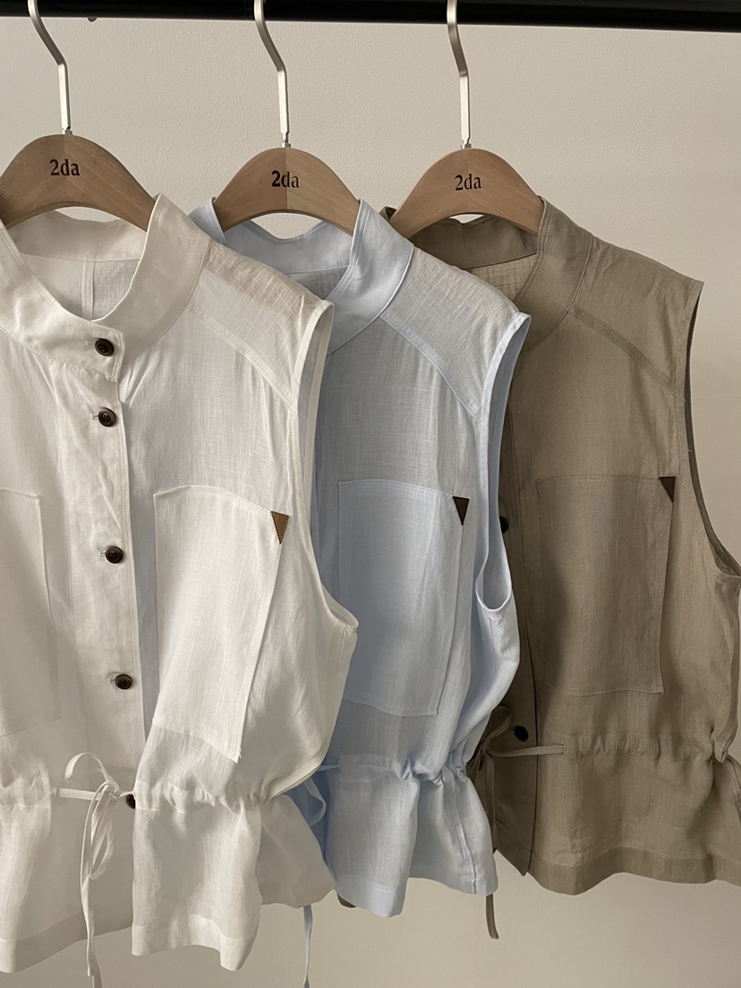 2DA/DARIMI-P韓國直郵女士新品職業26夏季26春夏推薦馬甲2DA/DARIMI-P馬甲