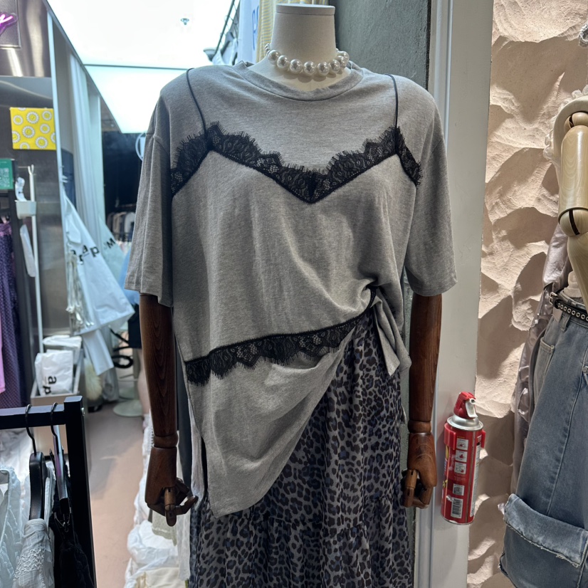 RUNWAY-런웨이韓國直郵女士新品推薦時尚熱賣26夏季T恤假兩件RUNWAYT恤