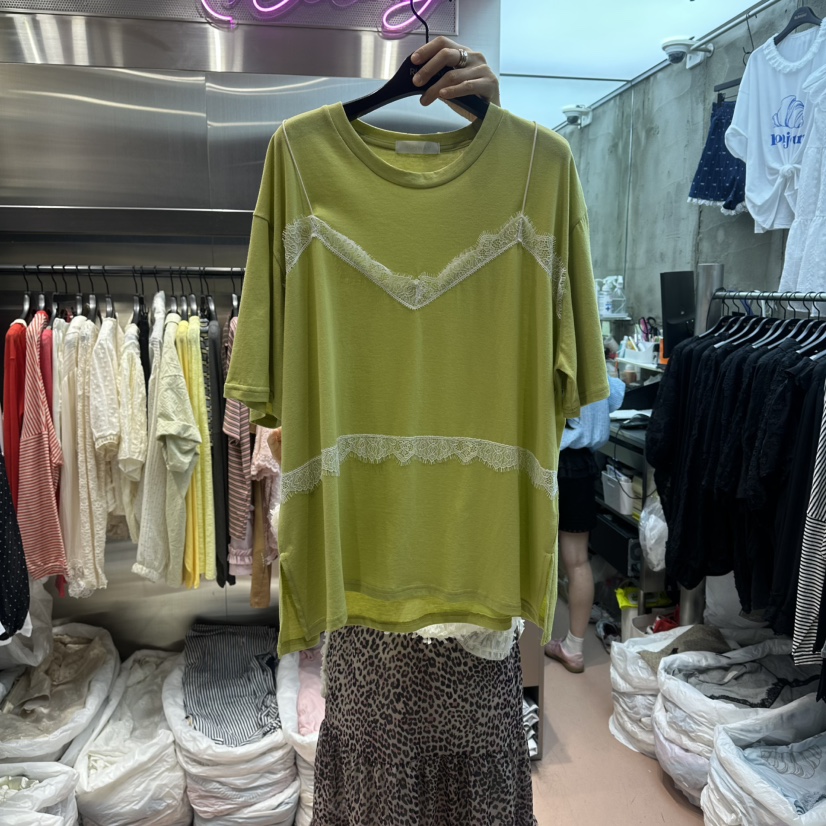 RUNWAY-런웨이韓國直郵女士新品推薦時尚熱賣26夏季T恤假兩件RUNWAYT恤圖色3