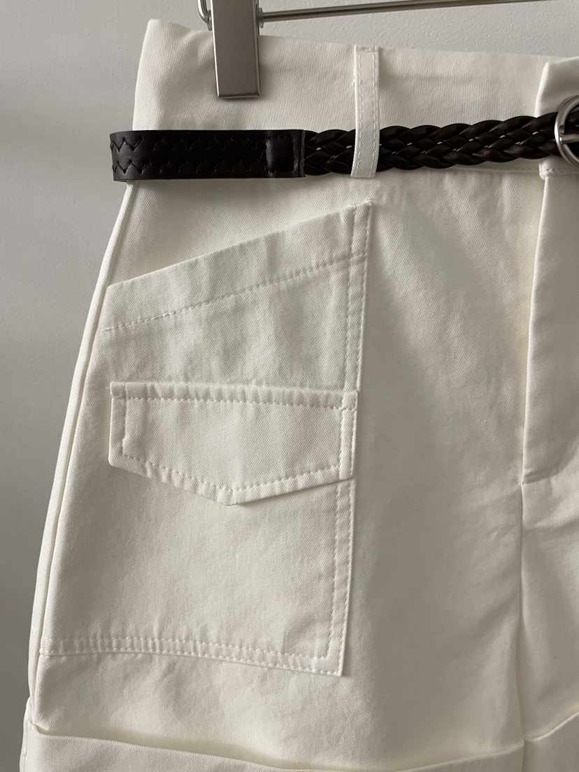 2DA/DARIMI-P韓國直郵女士新品休閑時尚人氣短褲含腰帶2DA/DARIMI-P短褲