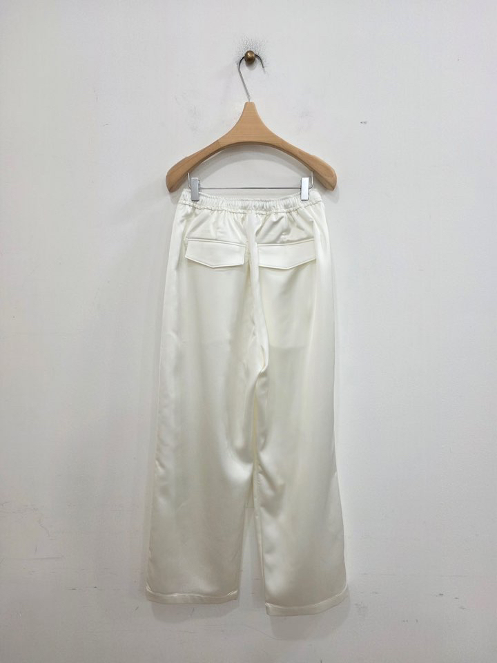 LE MIU韓國直郵女裝新款26夏季時尚推薦休閑熱賣休閑褲緞LE_MIU休閑褲