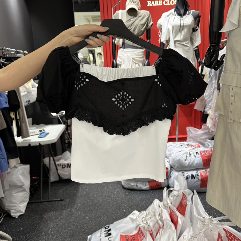 RARE CLOSET韓國代購女士新款真品時尚人氣熱賣襯衫蕾絲衫RARE CLOSET襯衫/蕾絲衫圖色2