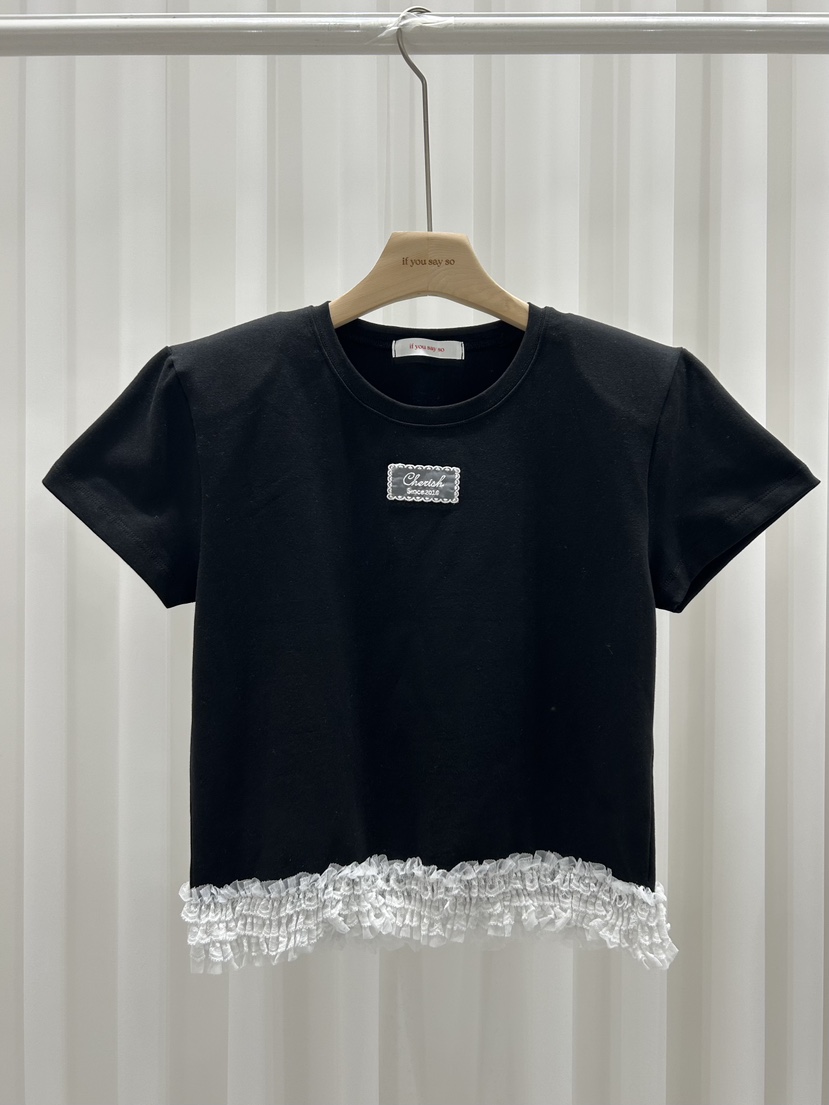 IF YOU SAY SO/PLUM-Q東大門實拍女士新款休閑真品T恤IF YOU SAY SO/PLUM-QT恤圖色2