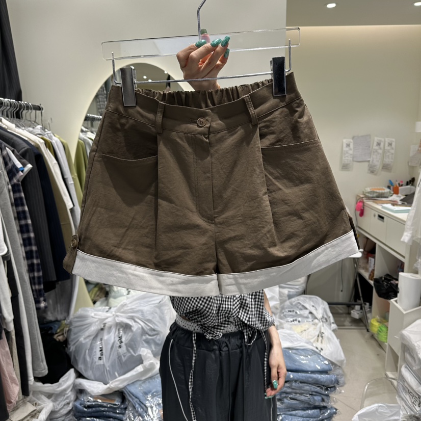 AT THE END東大門直郵女裝新款休閑推薦26春夏人氣短褲AT THE END短褲圖色1