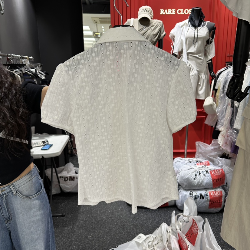 RARE CLOSET東大門直郵女裝新品時尚人氣襯衫蕾絲衫蕾絲RARE CLOSET襯衫/蕾絲衫
