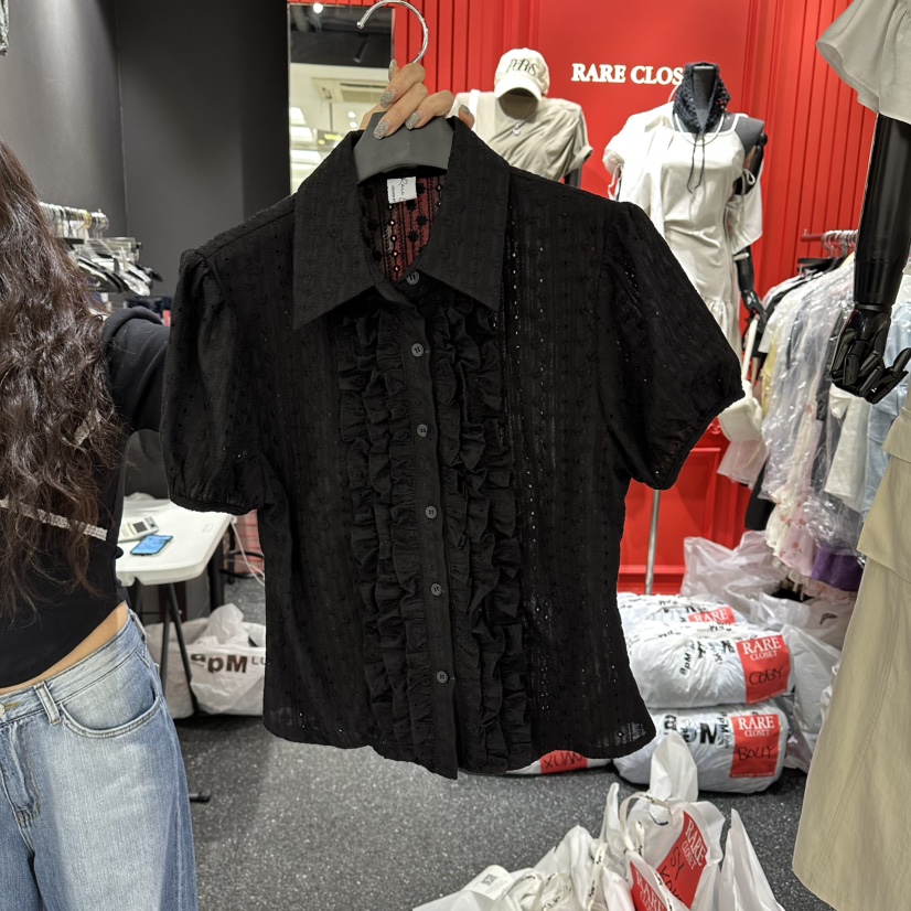 RARE CLOSET東大門直郵女裝新品時尚人氣襯衫蕾絲衫蕾絲RARE CLOSET襯衫/蕾絲衫圖色2