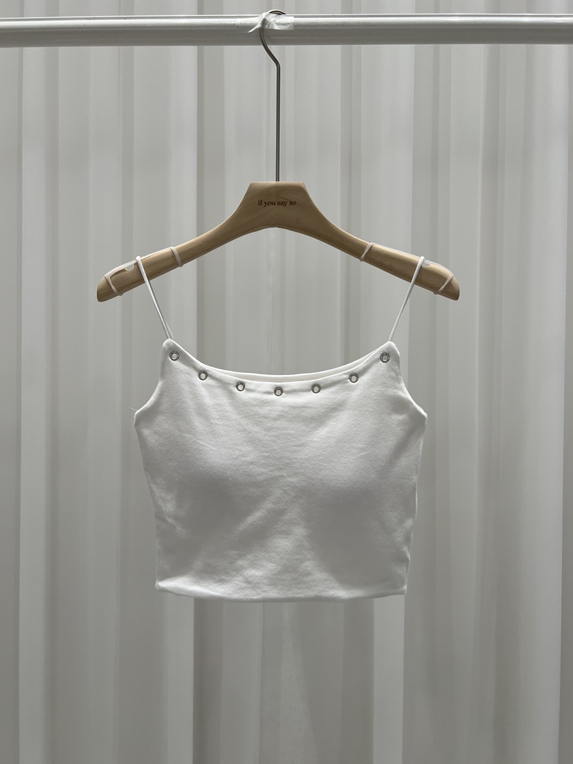 IF YOU SAY SO/PLUM-Q韓國直郵女裝新款人氣吊帶背心孔眼IF YOU SAY SO/PLUM-Q吊帶/背心圖色2