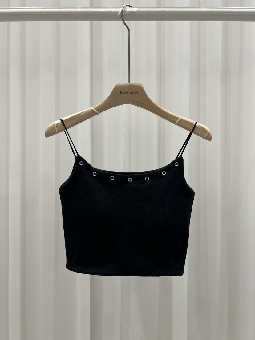 IF YOU SAY SO/PLUM-Q韓國直郵女裝新款人氣吊帶背心孔眼IF YOU SAY SO/PLUM-Q吊帶/背心圖色3