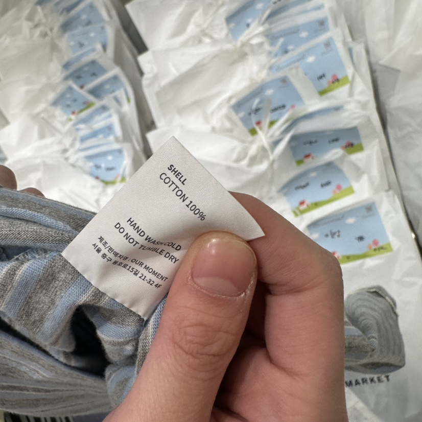 OURMOMENT東大門實拍女裝新款真品人氣休閑熱賣時尚T恤條紋OURMOMENTT恤