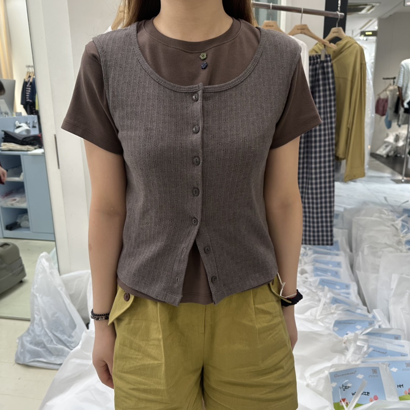 OURMOMENT東大門直郵女士新品推薦26春夏吊帶背心不含內搭OURMOMENT吊帶/背心圖色2