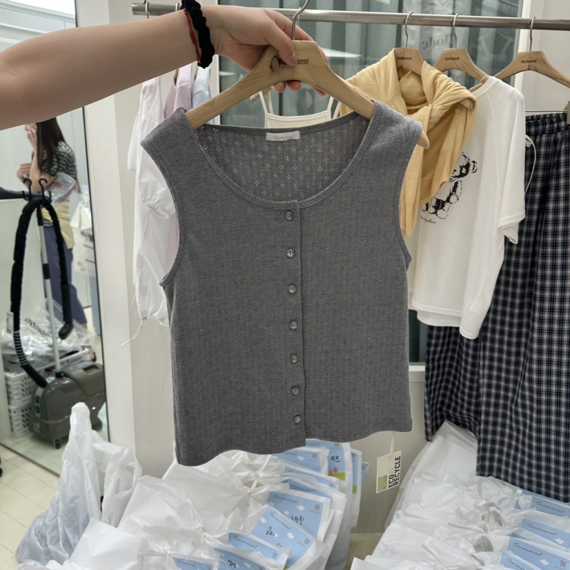 OURMOMENT東大門直郵女士新品推薦26春夏吊帶背心不含內搭OURMOMENT吊帶/背心圖色3