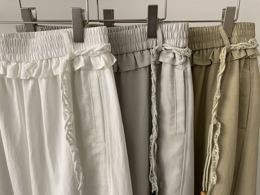 2DA/DARIMI-P東大門代購女裝新品推薦休閑休閑褲含腰帶2DA/DARIMI-P休閑褲