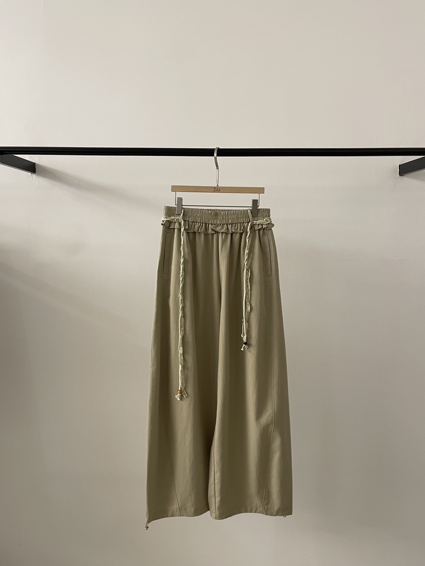 2DA/DARIMI-P東大門代購女裝新品推薦休閑休閑褲含腰帶2DA/DARIMI-P休閑褲圖色3