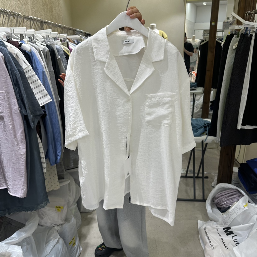 REFLAT韓國直郵女裝新品推薦時尚真品26春夏休閑襯衫蕾絲衫REFLAT襯衫/蕾絲衫圖色1