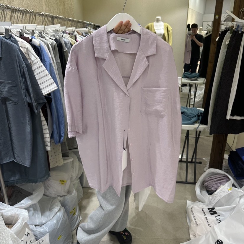 REFLAT韓國直郵女裝新品推薦時尚真品26春夏休閑襯衫蕾絲衫REFLAT襯衫/蕾絲衫圖色2