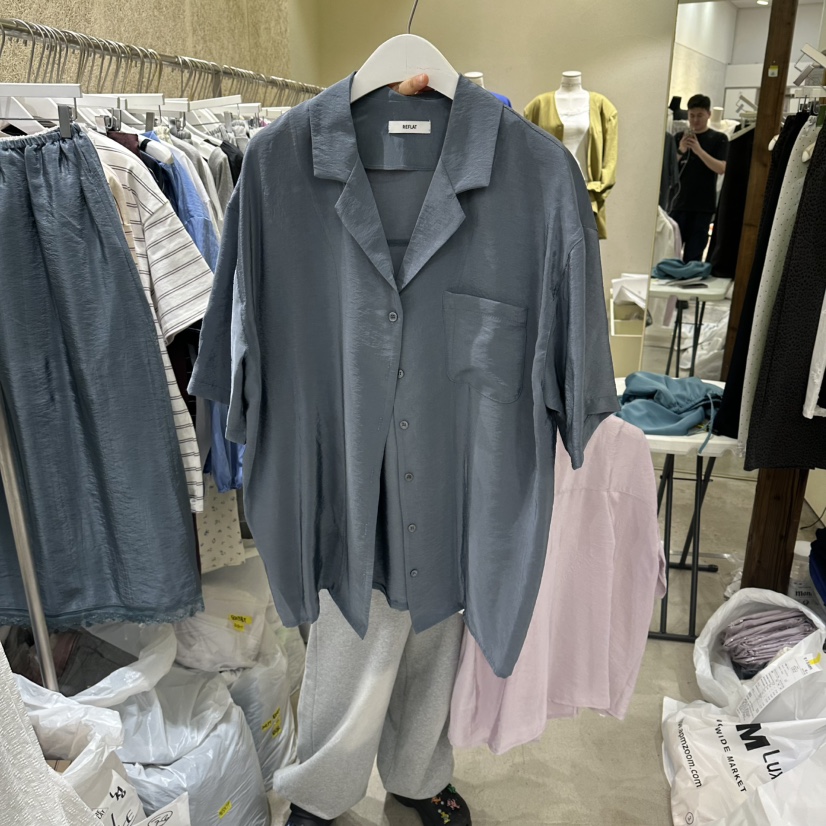 REFLAT韓國直郵女裝新品推薦時尚真品26春夏休閑襯衫蕾絲衫REFLAT襯衫/蕾絲衫圖色3