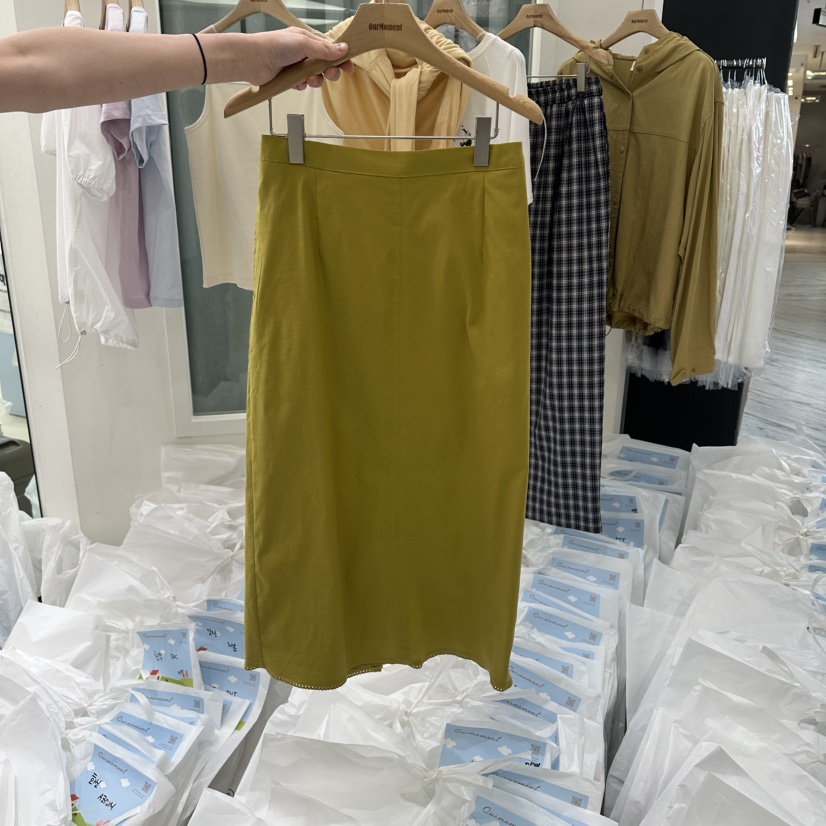 OURMOMENT東大門代購女士新品熱賣推薦26春夏時尚真品長裙OURMOMENT長裙圖色1