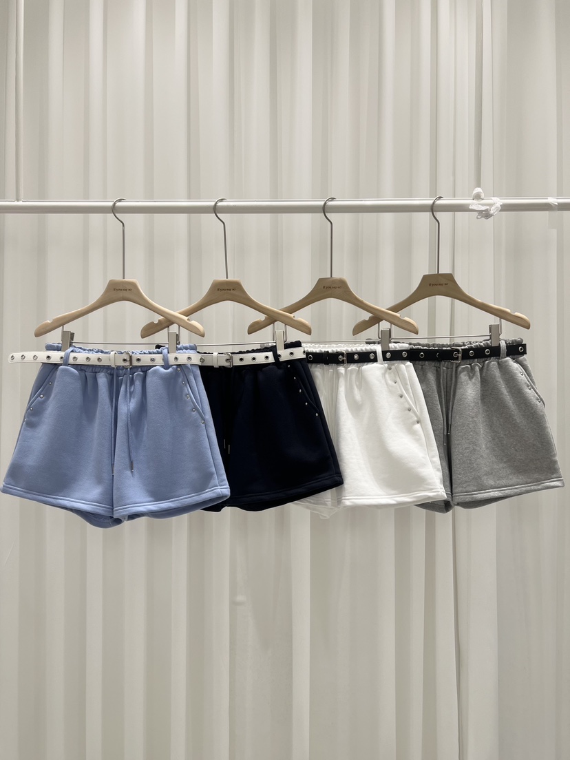 IF YOU SAY SO/PLUM-Q東大門代購女士新品人氣短褲含腰帶IF YOU SAY SO/PLUM-Q短褲