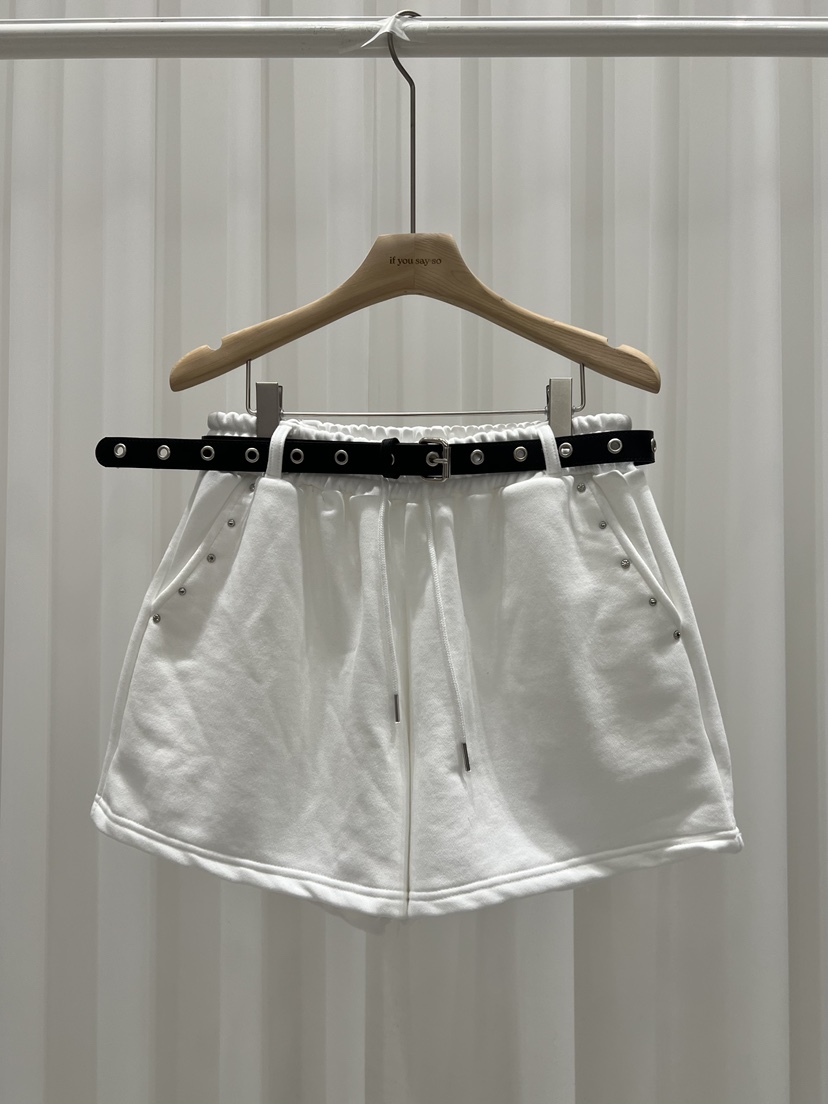 IF YOU SAY SO/PLUM-Q東大門代購女士新品人氣短褲含腰帶IF YOU SAY SO/PLUM-Q短褲圖色1