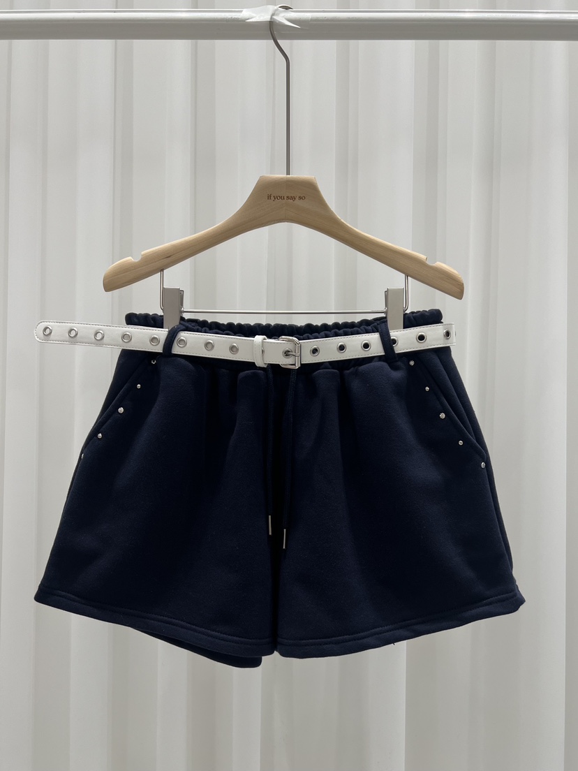 IF YOU SAY SO/PLUM-Q東大門代購女士新品人氣短褲含腰帶IF YOU SAY SO/PLUM-Q短褲圖色2