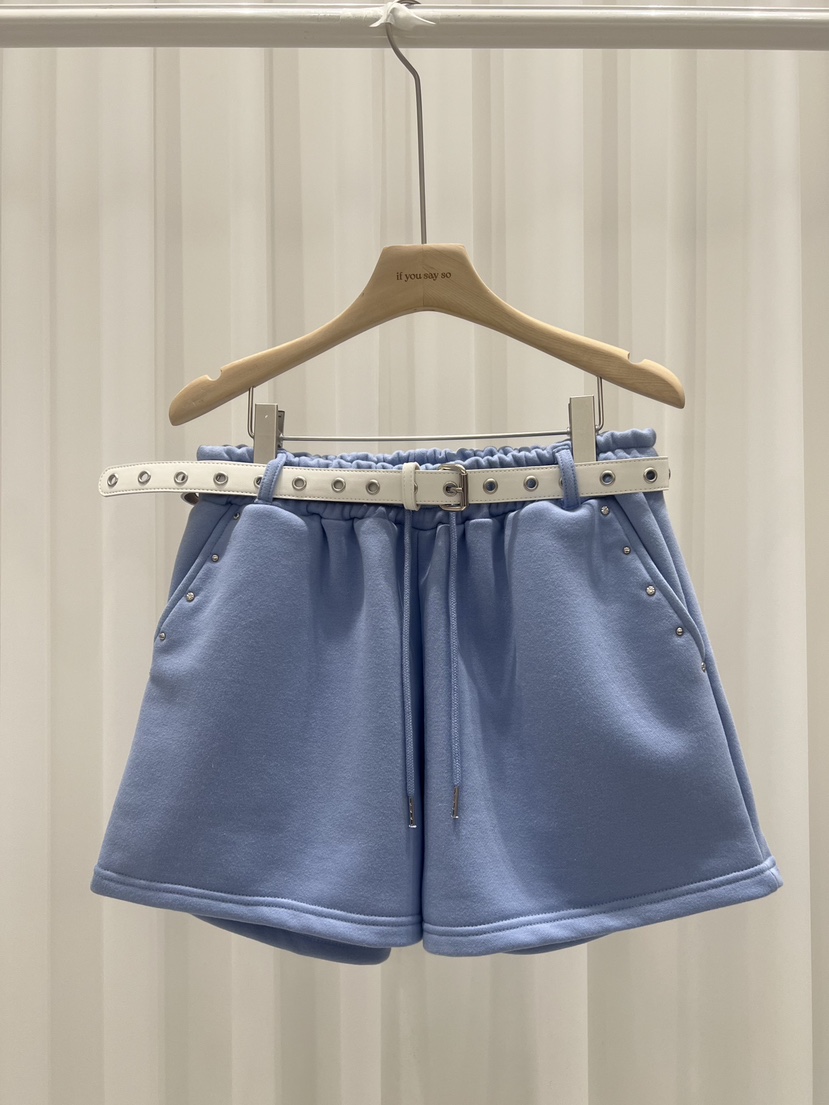 IF YOU SAY SO/PLUM-Q東大門代購女士新品人氣短褲含腰帶IF YOU SAY SO/PLUM-Q短褲圖色3