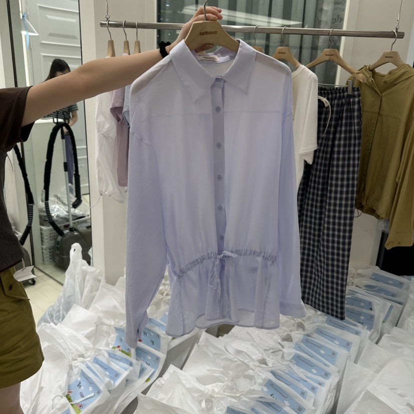 OURMOMENT東大門實拍女士新品真品人氣休閑職業襯衫蕾絲衫OURMOMENT襯衫/蕾絲衫圖色3