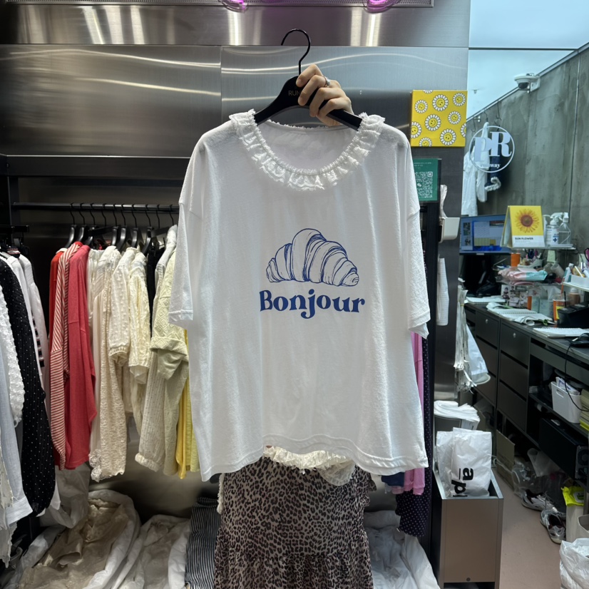 RUNWAY-런웨이韓國直郵女士新品推薦熱賣休閑時尚人氣T恤RUNWAYT恤圖色2