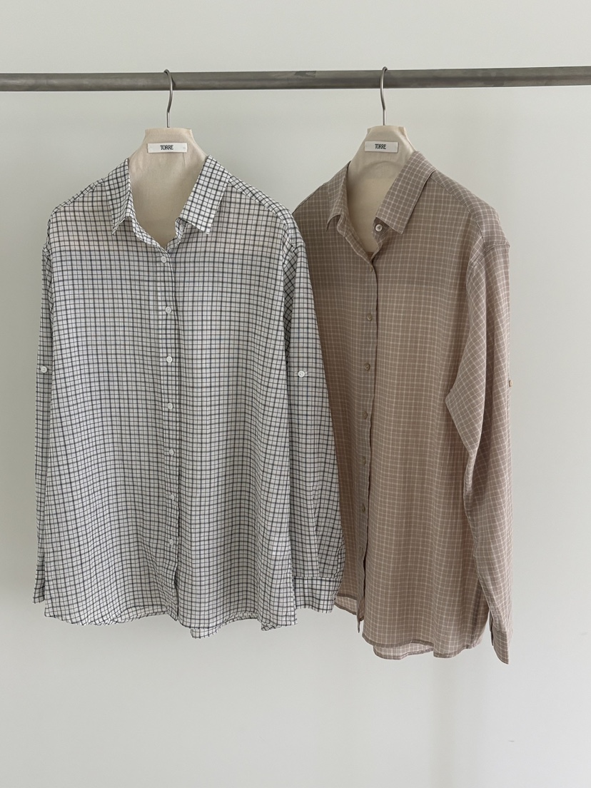 TORRE韓國直郵女裝新款推薦真品時尚人氣熱賣襯衫蕾絲衫絲綢TORRE襯衫/蕾絲衫