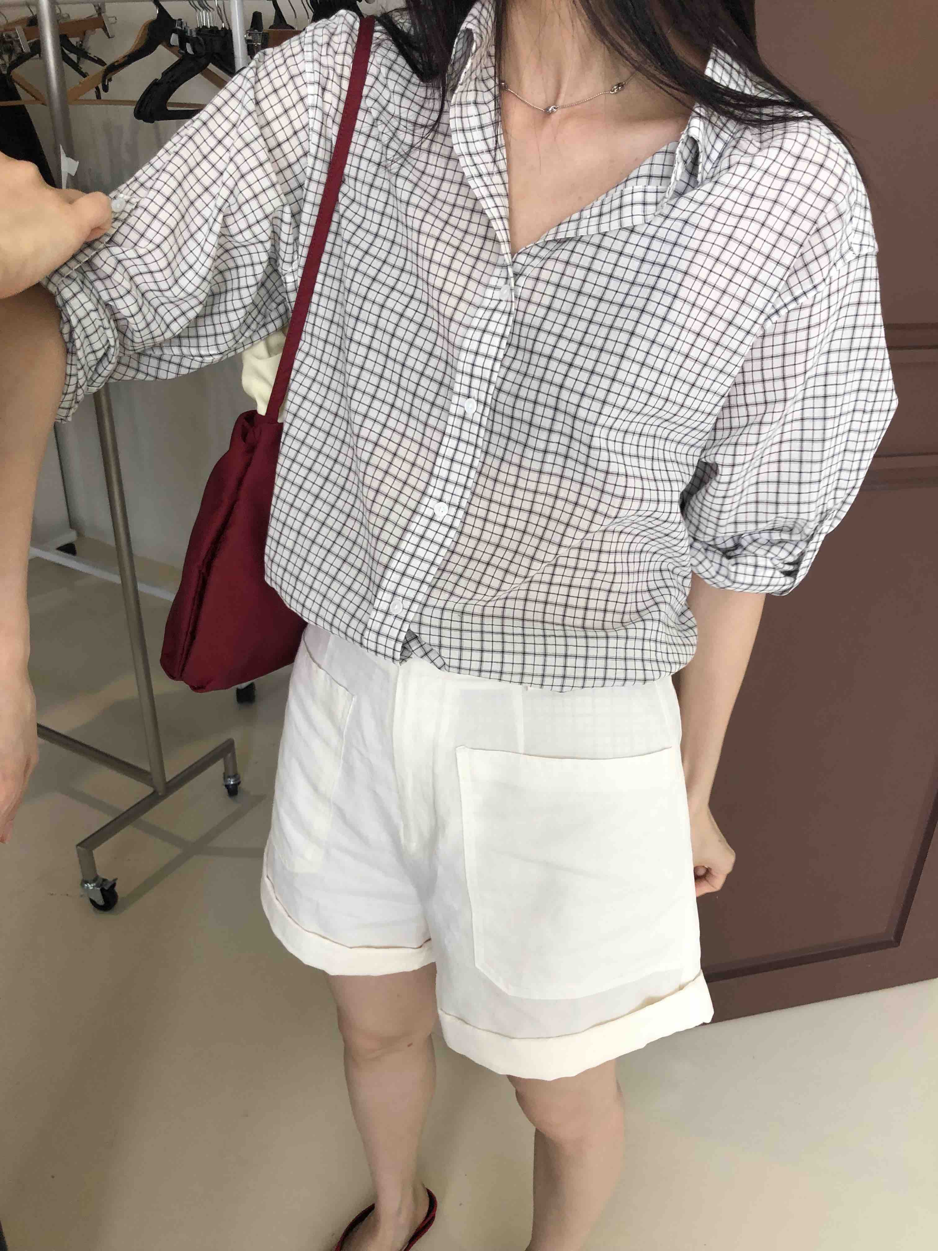 TORRE韓國直郵女裝新款推薦真品時尚人氣熱賣襯衫蕾絲衫絲綢TORRE襯衫/蕾絲衫圖色2