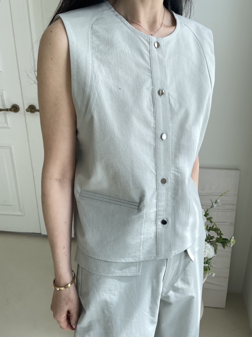 EDITION-P東大門實拍女士新品人氣職業推薦休閑真品馬甲EDITION/CHAHEE馬甲