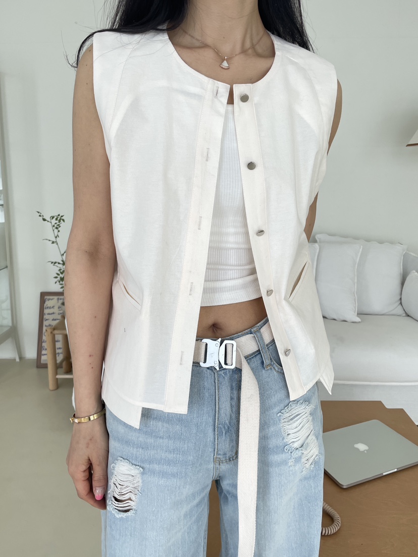 EDITION-P東大門實拍女士新品人氣職業推薦休閑真品馬甲EDITION/CHAHEE馬甲圖色3