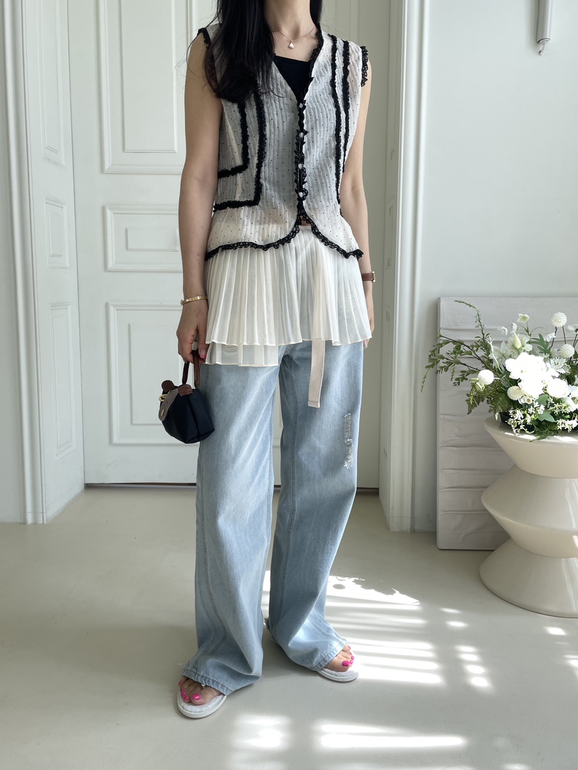 EDITION-P東大門實拍韓國女士新款熱賣26夏季職業時尚馬甲EDITION/CHAHEE馬甲