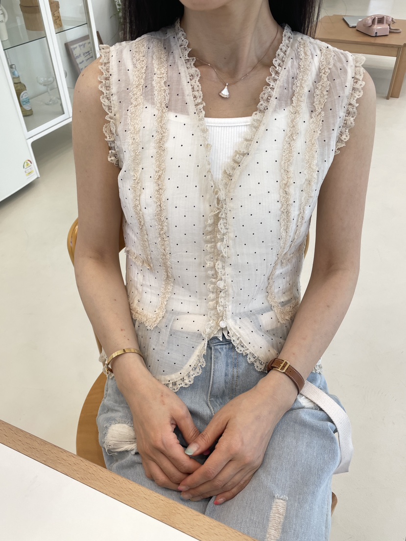 EDITION-P東大門實拍韓國女士新款熱賣26夏季職業時尚馬甲EDITION/CHAHEE馬甲