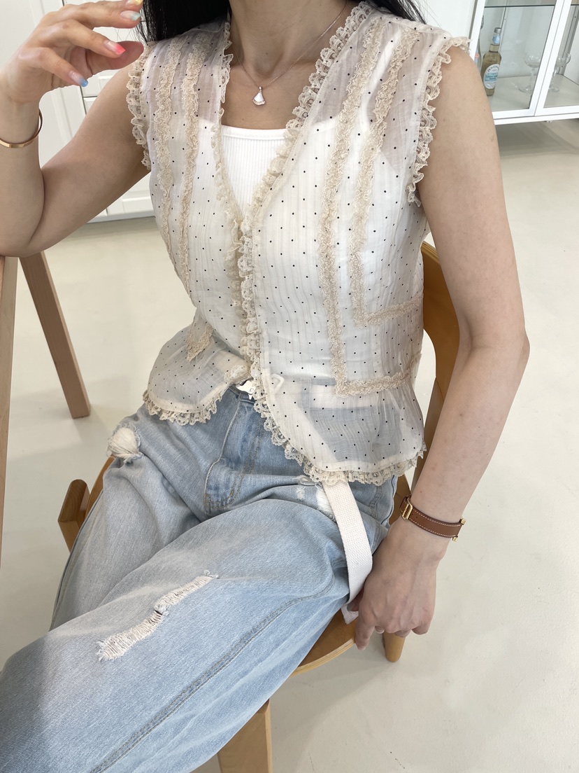 EDITION-P東大門實拍韓國女士新款熱賣26夏季職業時尚馬甲EDITION/CHAHEE馬甲