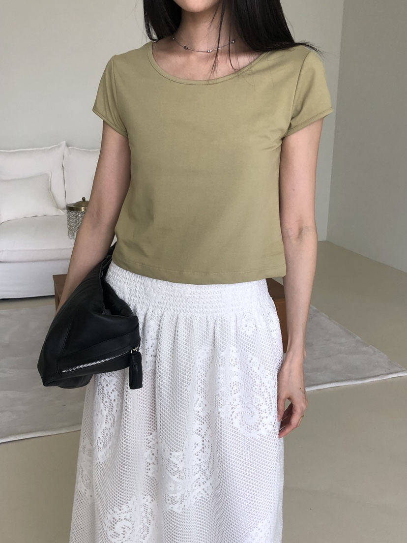 TORRE韓國東大門代購女裝新款26春夏26夏季熱賣休閑人氣T恤TORRET恤圖色1