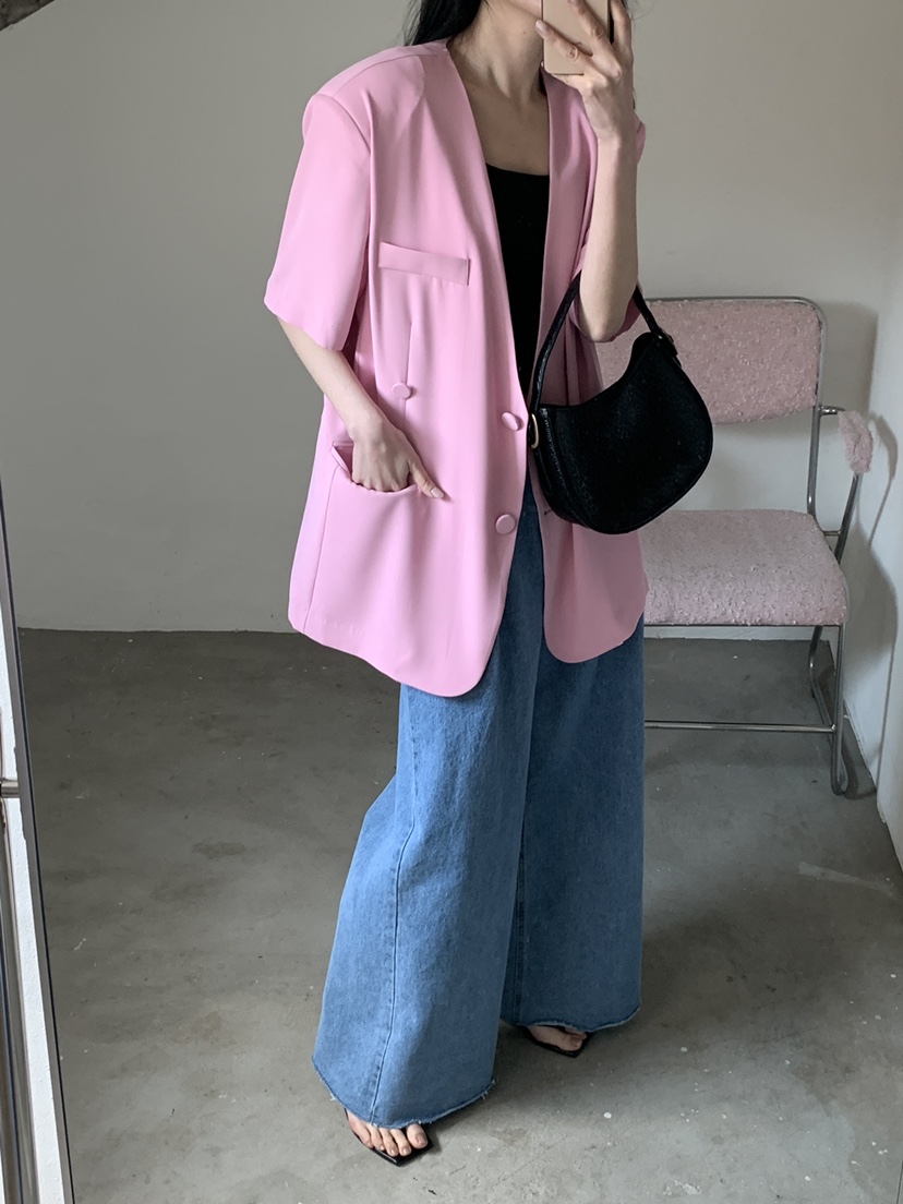 COME OPEN/HAPER東大門實拍韓國女裝新款26春夏熱賣夾克COME OPEN/HAPER夾克