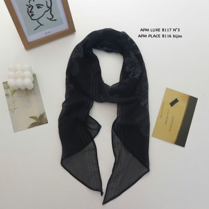 N3韓國代購女士新品推薦26夏季人氣熱賣職業圍巾披肩雪紡N3圍巾/披肩