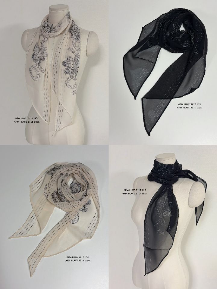 N3韓國代購女士新品推薦26夏季人氣熱賣職業圍巾披肩雪紡N3圍巾/披肩