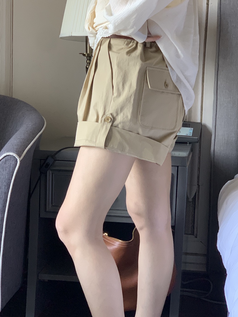LA CREME東大門實拍女士新品真品職業26春夏人氣熱賣短褲LA CREME短褲