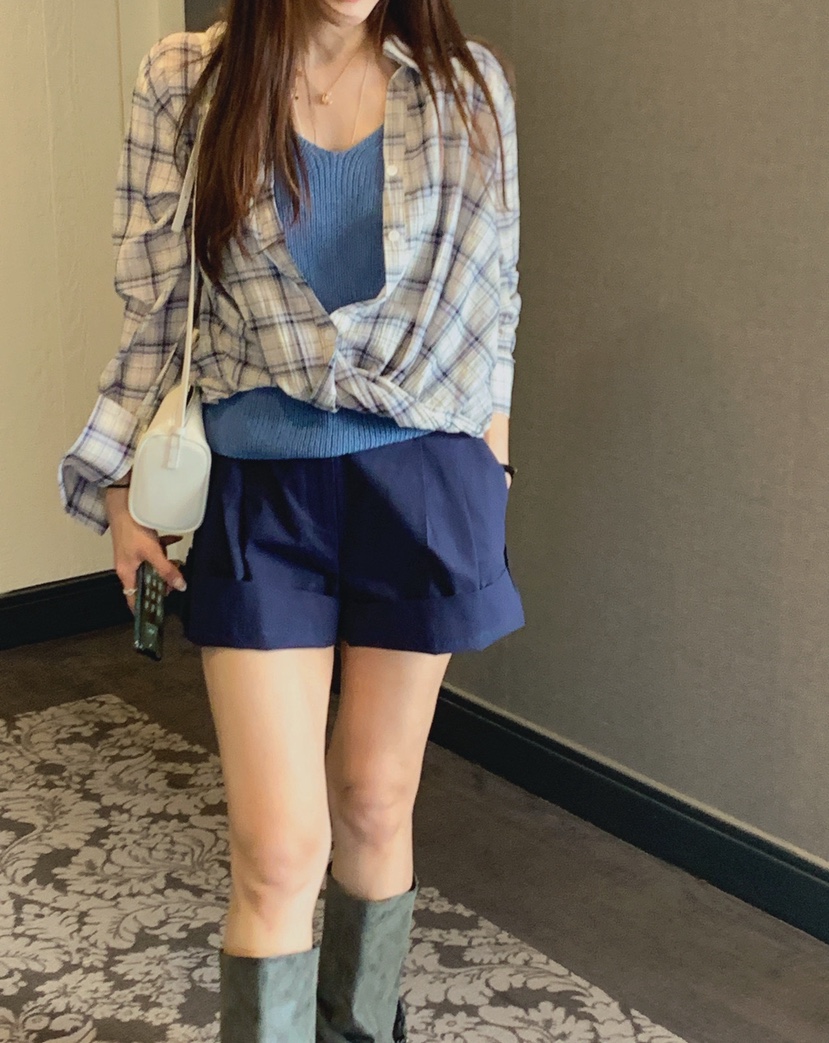 LA CREME東大門實拍女士新品真品職業26春夏人氣熱賣短褲LA CREME短褲