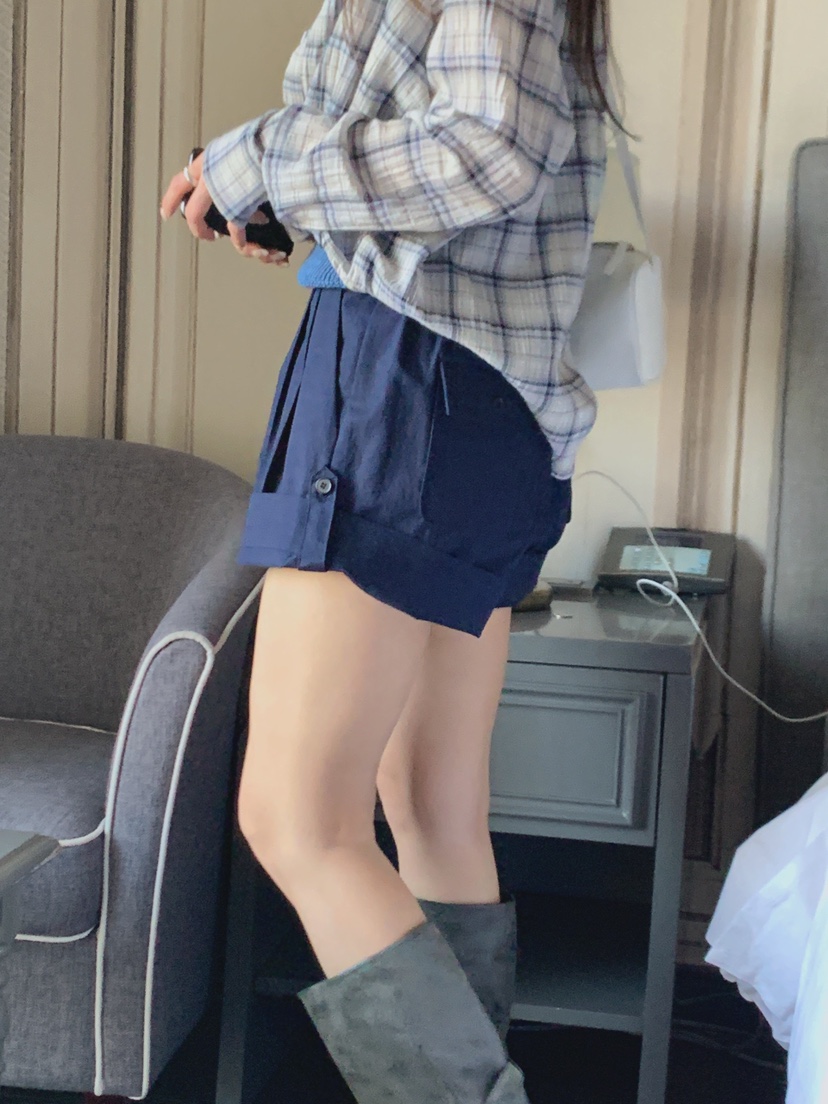 LA CREME東大門實拍女士新品真品職業26春夏人氣熱賣短褲LA CREME短褲