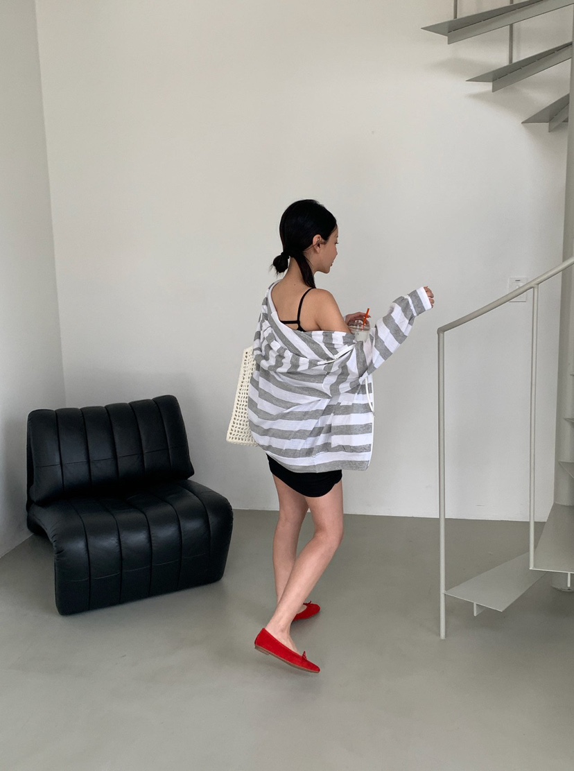 REVE CITE-L韓國東大門代購女裝新款26夏季夾克拉鏈連帽衫REVE CITE-L夾克