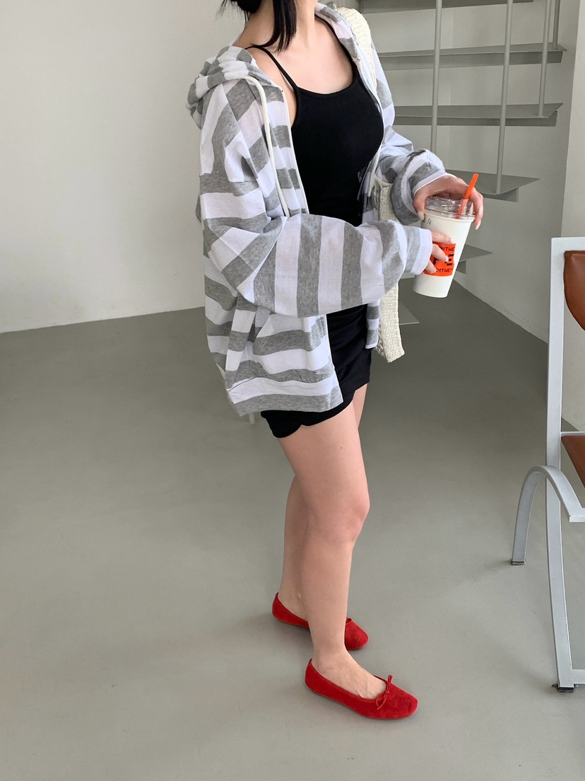 REVE CITE-L韓國東大門代購女裝新款26夏季夾克拉鏈連帽衫REVE CITE-L夾克