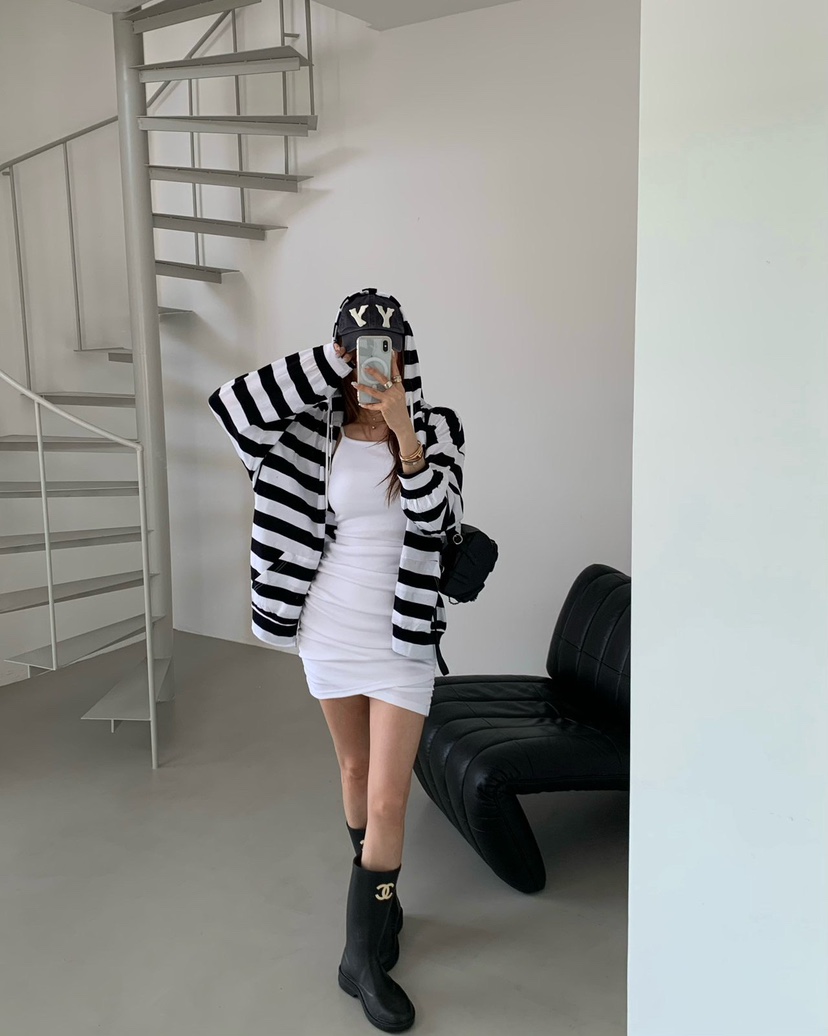 REVE CITE-L韓國東大門代購女裝新款26夏季夾克拉鏈連帽衫REVE CITE-L夾克