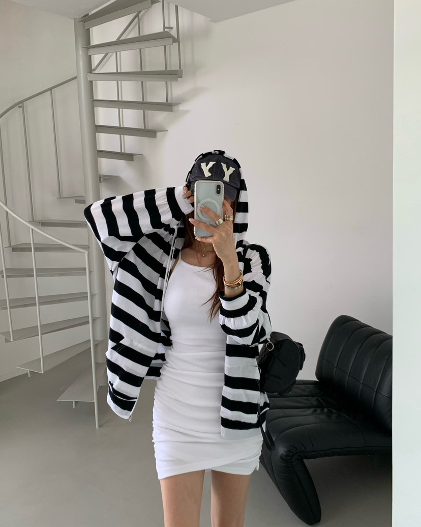 REVE CITE-L韓國東大門代購女裝新款26夏季夾克拉鏈連帽衫REVE CITE-L夾克