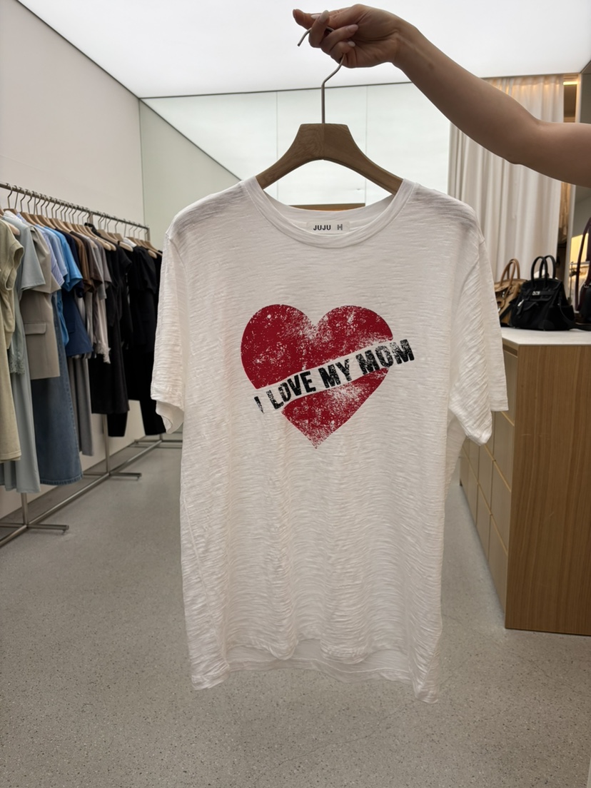 JUJU韓國東大門直郵女士新品熱賣休閑人氣26春夏推薦職業T恤JUJUT恤圖色1