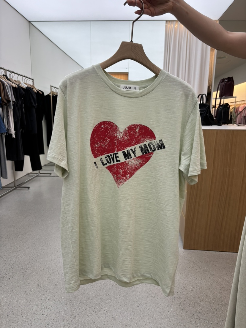 JUJU韓國東大門直郵女士新品熱賣休閑人氣26春夏推薦職業T恤JUJUT恤圖色3