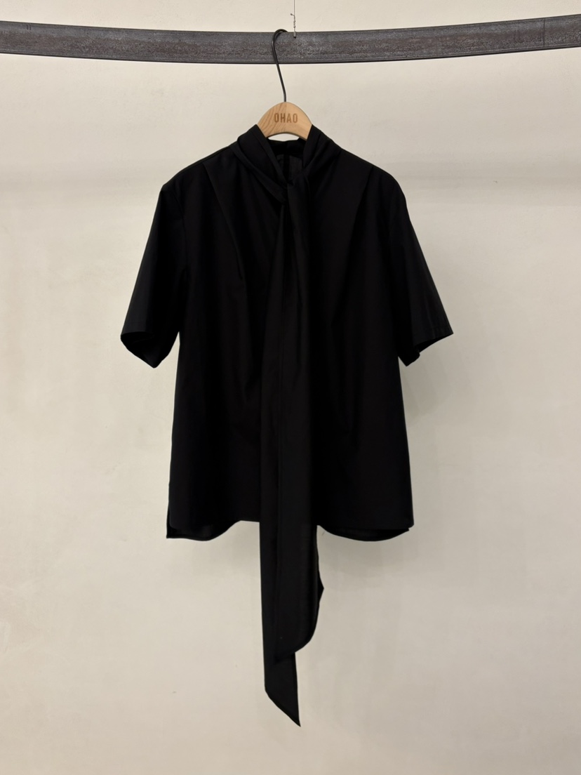 OHAO韓國直郵女裝新品休閑人氣職業26春夏時尚襯衫蕾絲衫OHAO/HA MONG襯衫/蕾絲衫圖色2