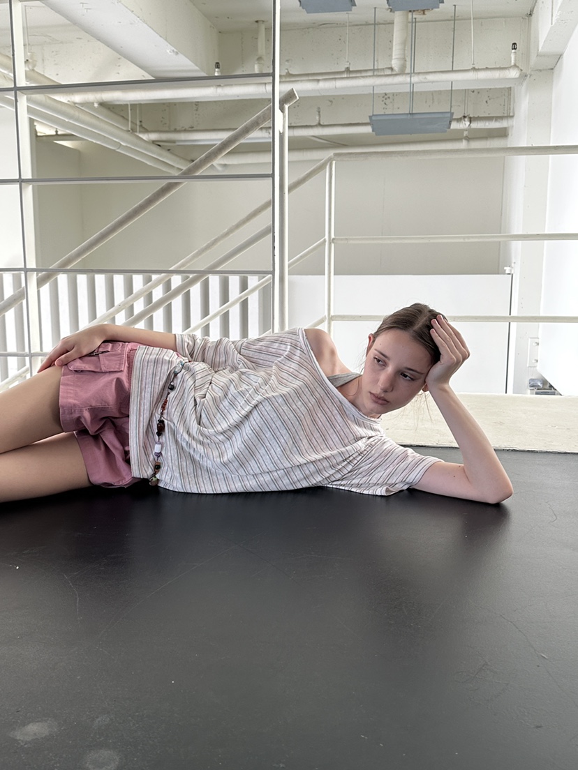 BOWIE韓國代購女士新款26春夏時尚推薦職業短褲工裝褲水洗BOWIE短褲